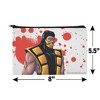 Mortal Kombat Klassic Scorpion Character Makeup Cosmetic Bag Organizer Pouch - 4 of 4