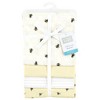 Hudson Baby Cotton Poly Flannel Receiving Blankets, Honey Bee, One Size - image 2 of 4