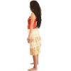 HalloweenCostumes.com Women's Deluxe Moana Costume | Officially Licensed Disney Princess Dress with Back Zipper and Orange Waist Sash - 4 of 4