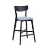 NicBex Dining Chairs Set of 2 Upholstered Chair Mid-Century Modern Chair with Wood Legs, Fabric Accent Suitable for Kitchen, Bedroom - 2 of 4