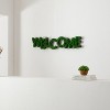 Gulches WELCOME Letter Art Moss Wall Decor - Eco-Friendly & Unique Home Accent - 3 of 4