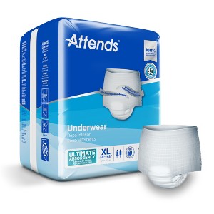 Attends Advanced Super Plus Unisex Protective Underwear with Tear Away Seams - 1 of 4