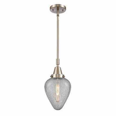 Geneseo - 1 Light Stem Hung Mini Pendant In Industrial Style-9.63 Inches Tall and 6.5 Inches Wide
