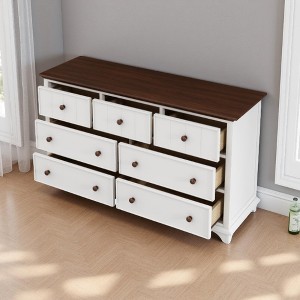 Merax Wooden Captain Seven-Drawer Dresser - 1 of 4