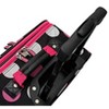 Rockland Escape 4-Piece Softside Upright Luggage Set Telescoping Handles Multi/Pink Dot (14/19/24/28) - 3 of 4