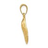 Black Bow Jewelry 14k Yellow Gold Oyster Shell Pendant - 2 of 4