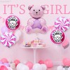 Katchon, Teddy Bear Baby Shower Balloons - 30 Inch, Pack of 5 | Its a Girl Balloons - 4 of 4