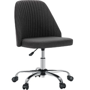 SYFERLORY Sweetcrispy Armless Home Office Desk Chair with Wheels Adjustable Swivel Task - 1 of 1