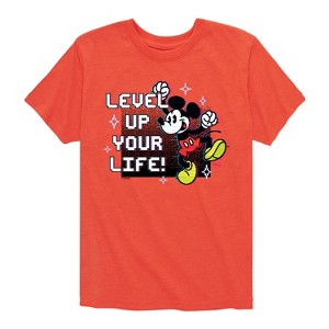 Boys' - Disney - Level Up Your Life Short Sleeve Graphic T-Shirt - 1 of 4
