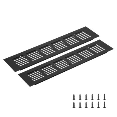 Unique Bargains Rectangle Ventilation Grille, Aluminum