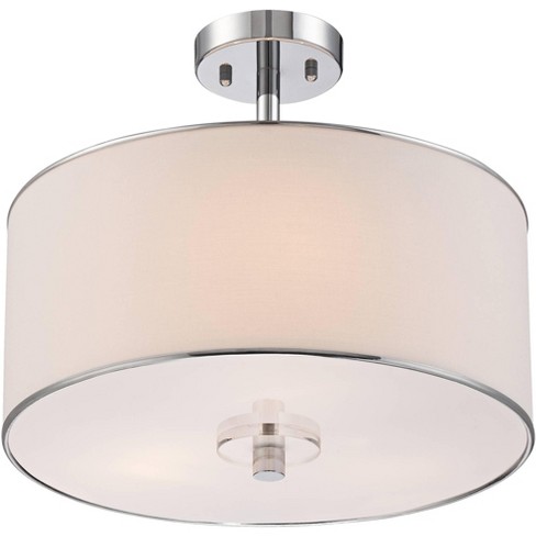 Possini Euro Design Halsted Modern Ceiling Light Semi Flush Mount