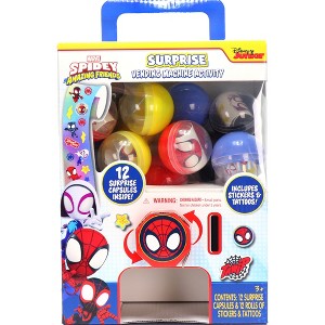 Tara Toy: Surprise Vending Machine: Spidey & His Amazing Friends - 12 Capsules - 1 of 4