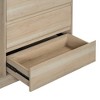 KTMBDW Closet Organizers, Clothing Storage, Modern Wardrobe Cabinet, Closet with 3 Shelves and 4 Drawers for Bedroom - 4 of 4
