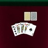 Slickblue 100% Plastic Jumbo Index Playing Cards – 2 Deck Poker Set with Storage Case - 3 of 3
