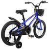 C16111A Kids Bike 16 inch for Boys & Girls with Training Wheels, Freestyle Kids' Bicycle with Bell,Basket and fender. - 2 of 4