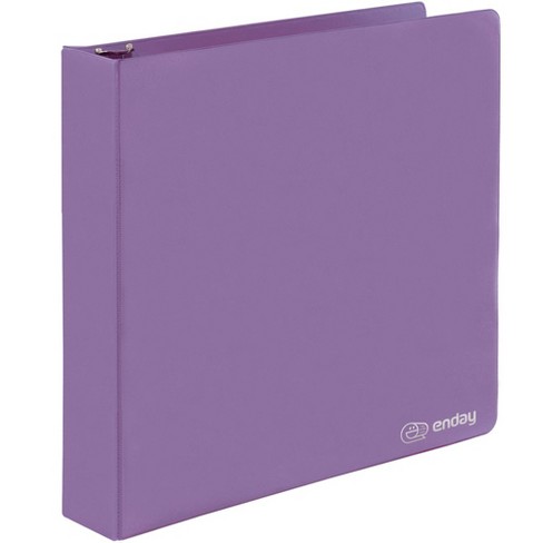 Enday 2-Inch Slant-D Ring View Binder with 2 Pockets, Blue