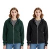 EG PRO Women's Hoodies Full Zip Hooded Sweatshirt Ultimate Cotton - 2 Pack - 3 of 4