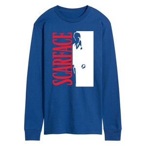 Men's - Scarface - Logo Tony Silhouette Long Sleeve Graphic T-Shirt - 1 of 3