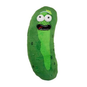Buckle-Down Dog Toy Squeaker Plush - Rick and Morty Pickle Rick Pose Greens - 1 of 3
