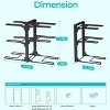6-Tier Pots and Pans, Heavy Duty Pots and Pan Storage Rack Organizer inside Cabinet, Adjustable Pot Rack - 4 of 4