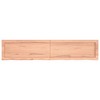 vidaXL Bathroom Countertop Light Brown 55.1 in.x11.8 in.x(0.8 in.-1.6 in.) Treated Solid Wood - 4 of 4