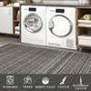 Washable Runner Rug for Hallway, Non-Slip Striped Modern Kitchen Rug Non-Shedding Low Pile Soft Carpet - 4 of 4