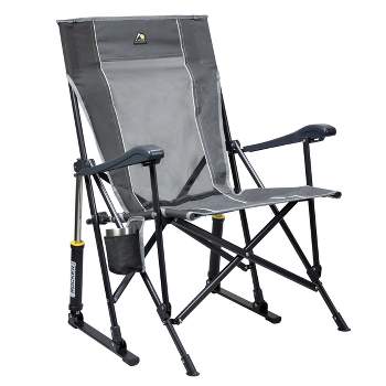 GCI Outdoor RoadTrip Foldable Rocking Camp Chair - Mercury Gray