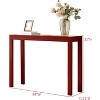 Kings Brand Furniture Russel Console Table - Modern Entryway Sofa Table, Behind The Couch, Hallway, Living Room - 2 of 4