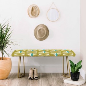 Heather Dutton Oculus Olive Green Bench - Deny Designs - 1 of 4