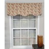 RLF Home Loulia Provance 3" Rod Pocket Lining Luxurious and Elegant Window Treatment Valance 50" x 15" Cream - 2 of 4
