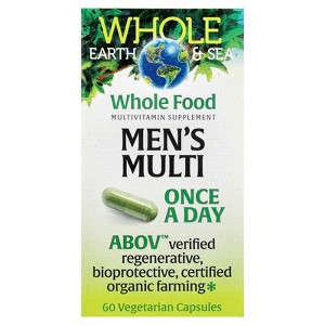 Natural Factors Whole Earth & Sea®, Men's Multi, 60 Vegetarian Capsules - 1 of 4