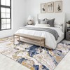 COZONY Washable Abstract Rug, Modern Marble Print Low Pile Carpet for Living Room and Office - 4 of 4