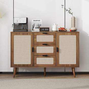 Suki 3-Drawer Accent Storage Cabinet, Decorative Storage Cabinet for Living Room, Bedroom and Dining Room - The Pop Home