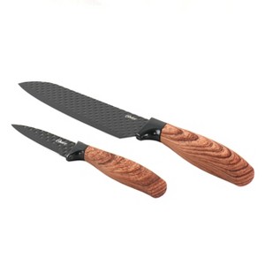 Oster Gunderson 2 Piece Black Stainless Steel Cutlery Set - 1 of 4