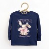 The Juniper Shop Coquette Cottontail Bunny Club Toddler Long Sleeve Tee - 2 of 4