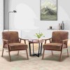 CAVINAS Upholstered Accent Chair with Extra-Thick Backrest,Lounge Chair,Modern Wingback Chair for Bedroom,Reading Room - 2 of 4