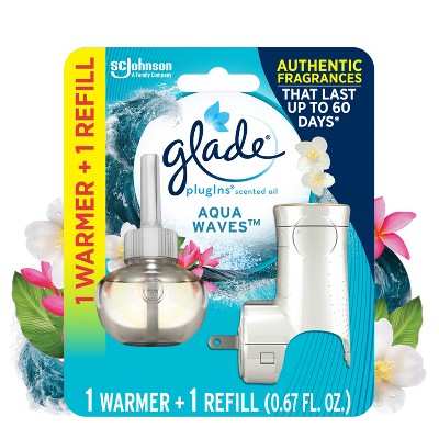 Glade Piso Warmer + Refill Starter Air Freshener Kit - Aqua Waves
