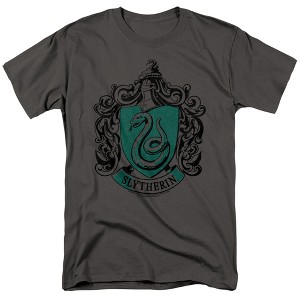 Men's Harry Potter Slytherine Crest T-Shirt - 1 of 4