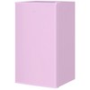 HOMCOM Mini Fridge with Freezer, 3.2 Cu.Ft Compact Refrigerator with Adjustable Shelf, Mechanical Thermostat and Reversible Door for Bedroom, Pink - 4 of 4