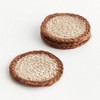 Plum & Post Jute Coasters, Set of 4 - Natural - Durable & Stylish - 3 of 4