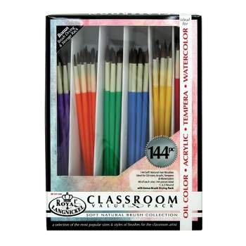 Crayola 4ct Big Paint Brushes With Round Tips : Target