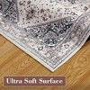 Coucheta Vintage Area Rug Washable Non-Slip Foldable Distressed Print Carpet for Kitchen Bathroom Entryway, Multi-Color & Size - 4 of 4