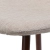 KWPZQEB Mid-Century Dining Chair Set of 2, Farmhouse Dining Room Chair with Upholstered & Hight Back, Comfy Dining Room Chairs for Dining Room,Kitchen - 2 of 4