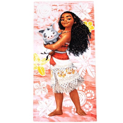 Photo 1 of 2 PACK** Moana Coral Flowers Beach Towel