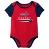 NHL Washington Capitals Boys' 3pk Bodysuit - 4 of 4