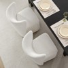 Spruce&Spring Modern Dining Chairs with Casters&Wood Base - 2 of 4