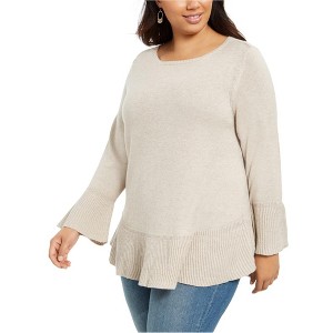 Style & Co. Womens Ruffle-Hem Pullover Sweater - 1 of 1