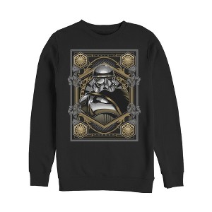 Men's Star Wars The Last Jedi Captain Phasma Card Sweatshirt - 1 of 3
