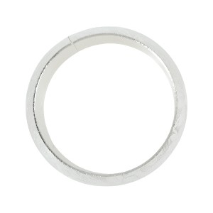 Unique Bargains Napkin Rings Flower Pattern Stainless Steel 1 Pc - 1 of 3