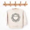 The Juniper Shop SmileyWorld Good Vibes Outline Toddler Sweatshirt - 2 of 4